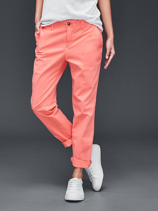 Gap Women Girlfriend Chino - Pink Reef