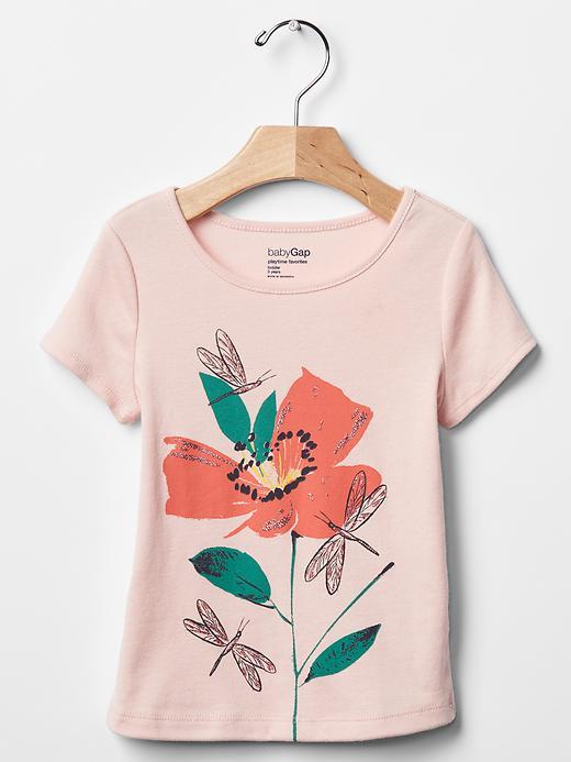 Gap Embellished Spring Graphic Tee - Flower