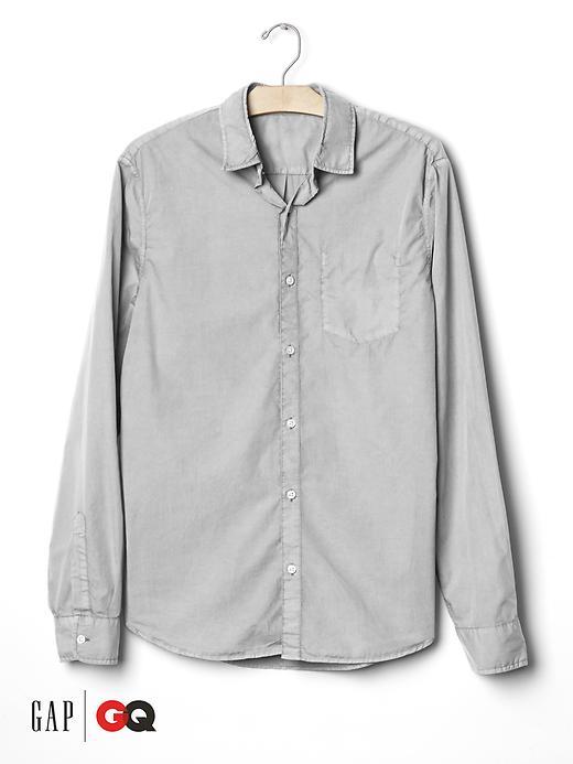 Gap X Gq Steven Alan Reversed Seam Shirt - Grey