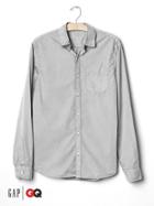 Gap X Gq Steven Alan Reversed Seam Shirt - Grey