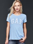 Gap Sequin Logo Tee - Beach Blue