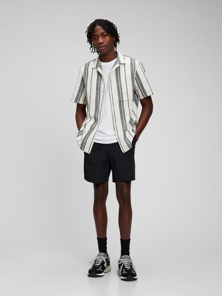 Linen-cotton Vacay Shirt
