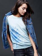 Gap Watercolor Graphic Tee - Daybreak Blue