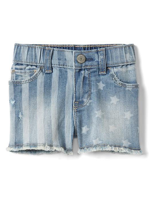 Gap Stretch Stars & Stripes Shorty Shorts - Star