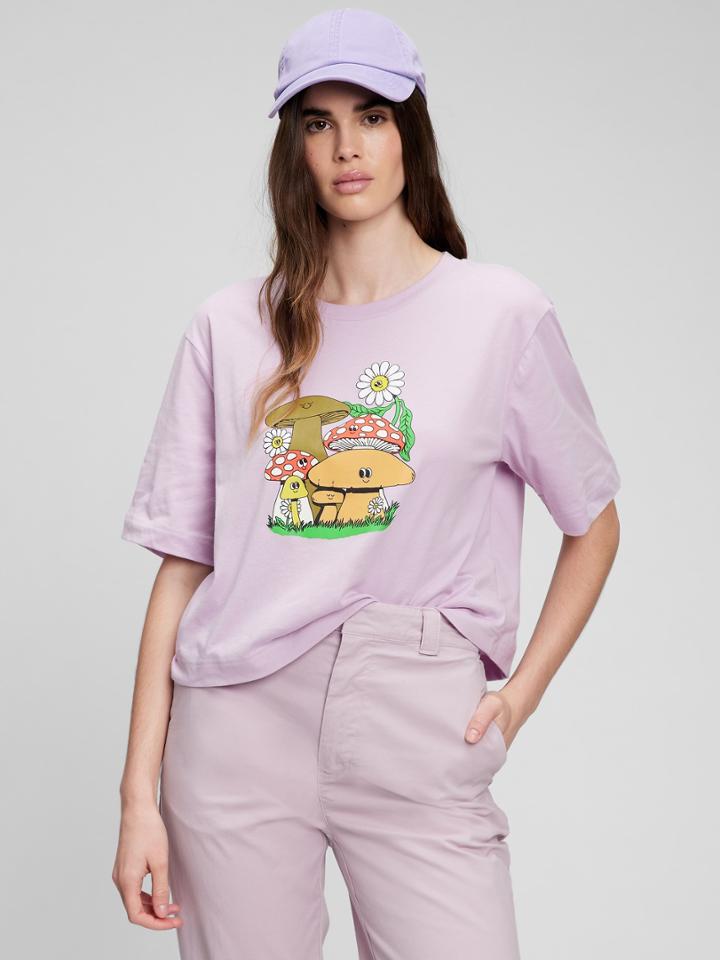 Gap  Lauren Martin 100% Organic Cotton Graphic T-shirt