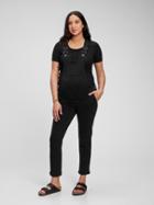 Maternity Denim Overalls With Washwell