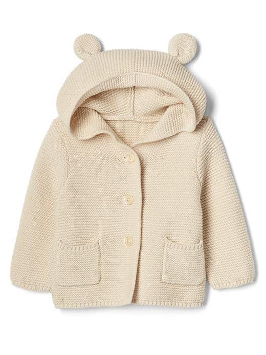 Gap Bear Garter Hoodie - French Vanilla