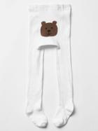 Gap Solid Bear Tights - New Off White