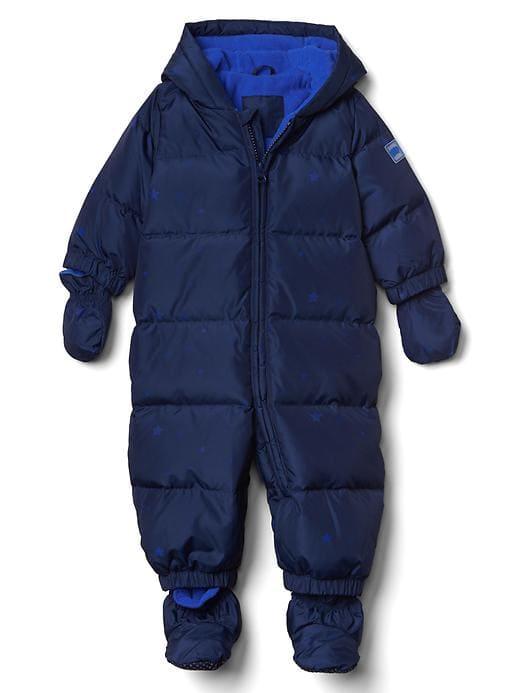 Gap Down Starry Puffer Snowsuit - Elysian Blue