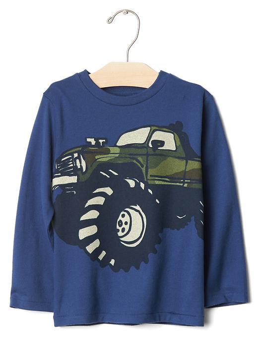 Gap Tech Graphic Tee - Blue Track