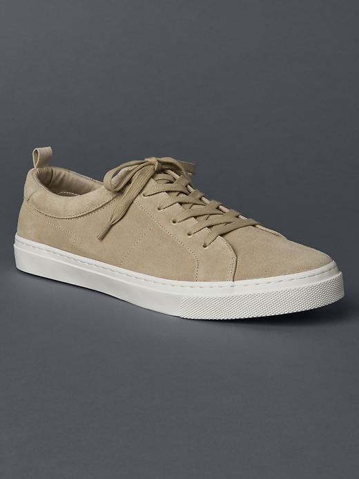 Gap Men Leather Sneakers - Brown Suede