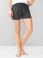Gap Pure Body Essentials Modal Shorts - Charcoal Heather