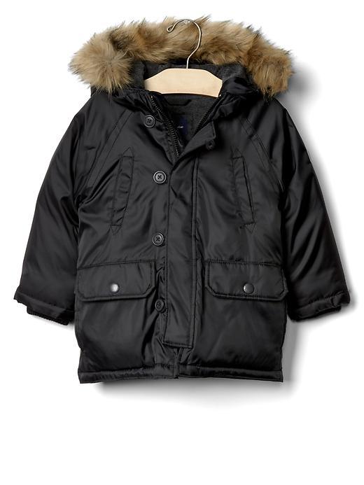 Gap Warmest Down Snorkel Parka - True Black
