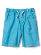 Gap Twill Pull On Shorts - Atlantis Blue