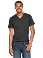 Gap The Essential V Neck T - Dark Charcoal