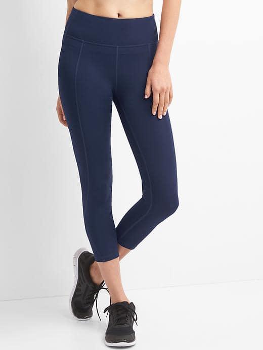 Gap Women Gfast High Rise Sculpt Compression Capris - True Indigo