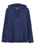 Gap Men Brushed Tech Jersey Hoodie - Deep Cobalt