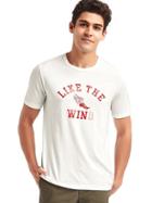 Gap Men Summer Sports Crew Tee - New Off White