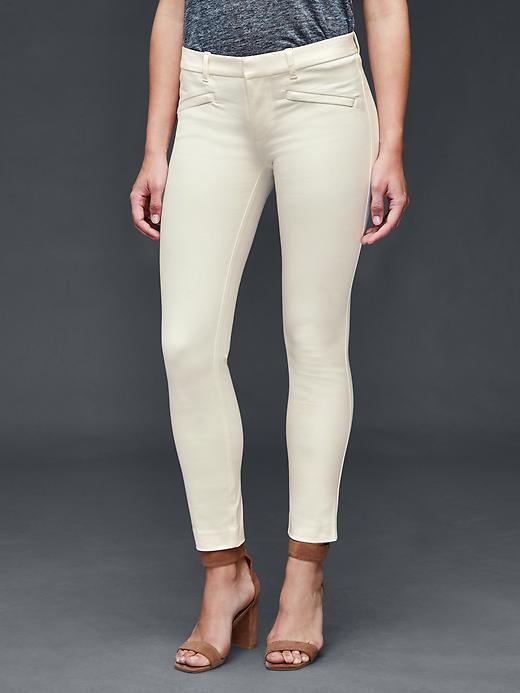 Gap Women Bi Stretch Skinny Ankle Pants - Snow Cap