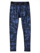 Gap Men Gapfit Base Layer Tights - Blue Camo