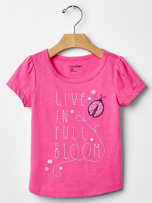 Gap Cherry Blossom Graphic Tee - Devi Pink