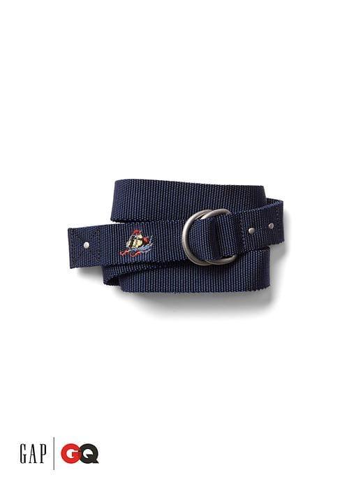 Gap Men X Gq Michael Bastian Canvas Belt - Tapestry Navy