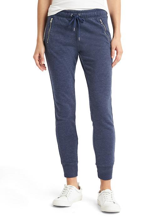 Gap Women Zip Pocket Joggers - Navy