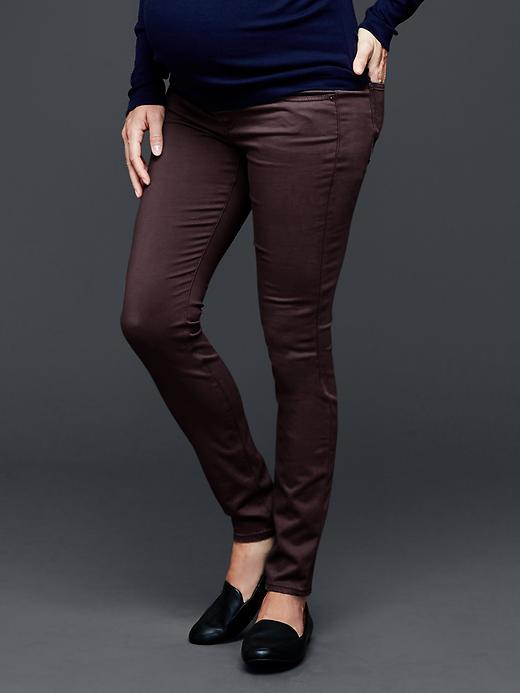 Gap Women 1969 Full Panel Sateen True Skinny Jeans - Birch Beer