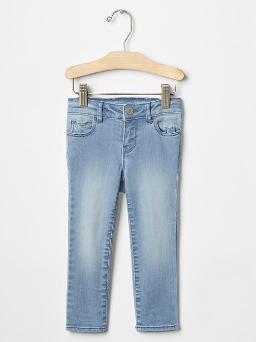 Gap 1969 Serious Stretch Mini Skinny Jeans - Light Indigo