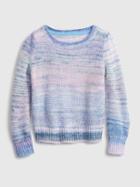 Toddler Ombre Puff Sleeve Sweater