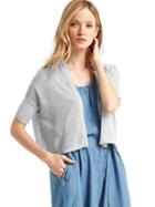 Gap Women Short Batwing Cardigan - Heather Grey