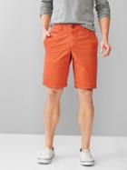 Gap Solid Beach Shorts 10" - Warm Orange