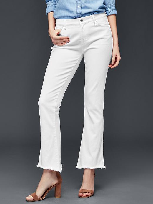 Gap Women Original 1969 Summer Flare Jeans - White