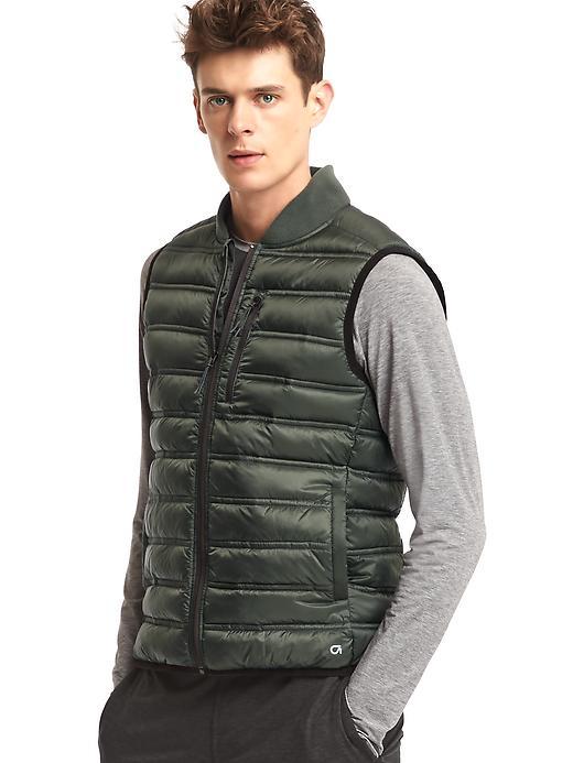 Gap Men Primaloft Puffer Vest - Evergreen