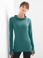 Gap Gapfit Breathe Pullover Hoodie - Tectonics Teal Nylon