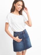 Gap Flutter Sleeve Tee - White