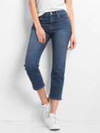 Gap Mid Rise Slim Crop Jeans - Light Indigo