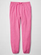 Gap Printed Pj Pants - Devi Pink
