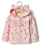 Gap Logo Fleece Bear Hoodie - Pink Cameo