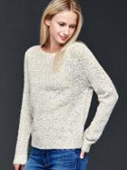 Gap Women Boucle Sweater - Snow Cap