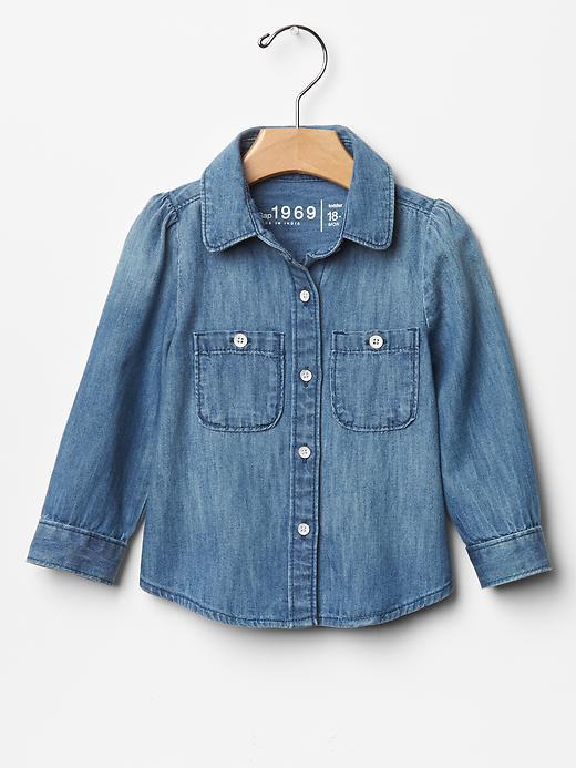 Gap Chambray Shirt - Medium Chambray