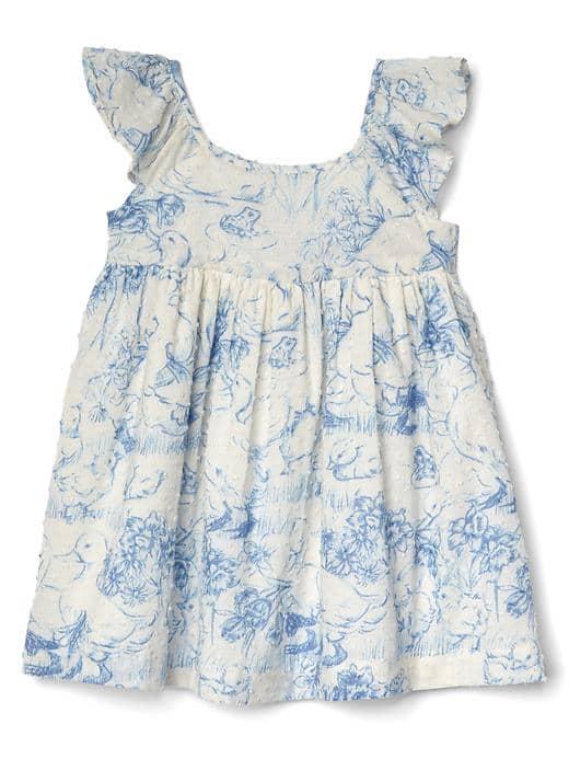 Gap Pond Life Flutter Dress - New Off White