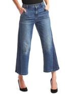 Gap Women 1969 Authentic Wide Leg Crop High Rise Jeans - Dark Indigo