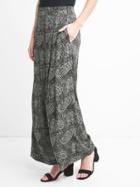 Gap Women Drapey Wide Leg Pants - Paisley Print