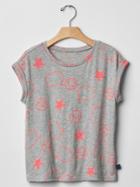 Gap Gapkids X Ed Embellished Graphic Tee - Gray