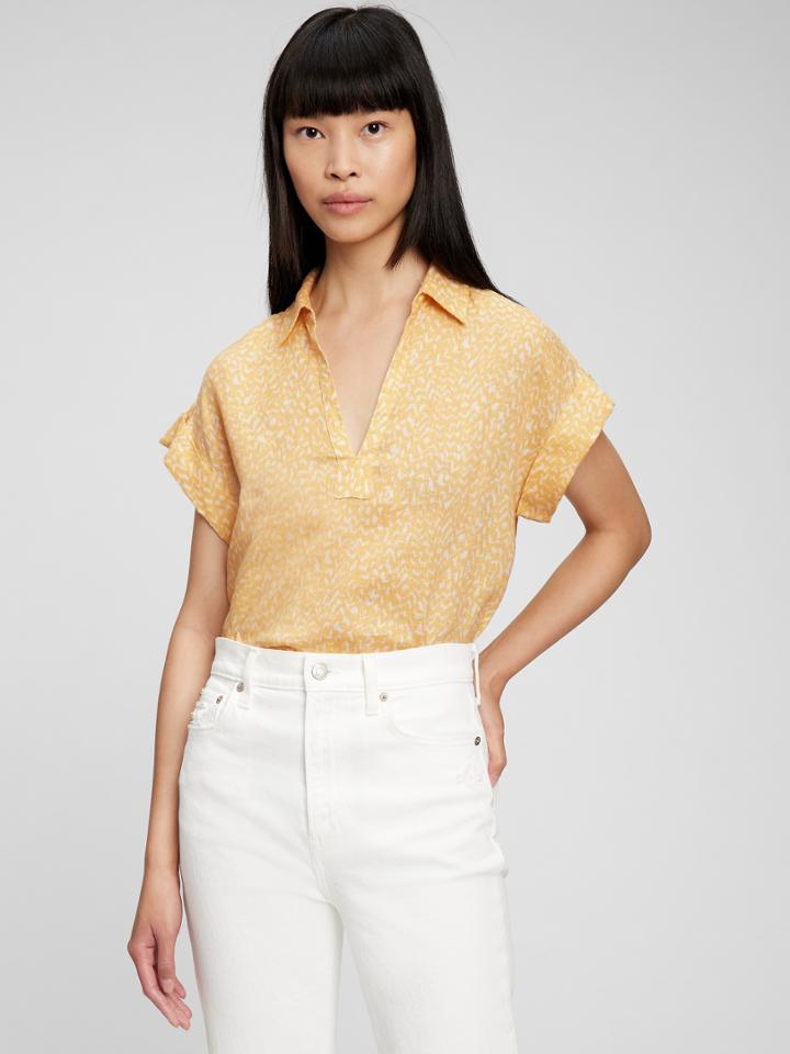 Linen Popover Shirt