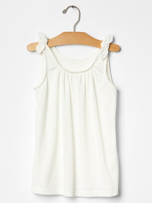 Gap Bow Shirred Tank - New Off White