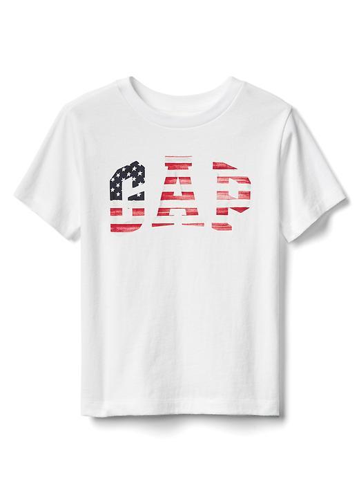 Gap Americana Logo Short Sleeve Tee - White