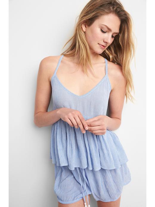 Gap Women Dreamwell Swing Sleep Cami - Light Blue