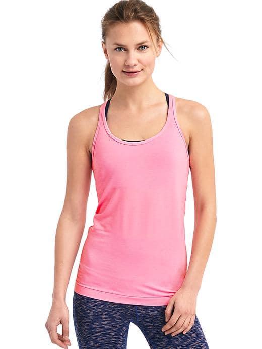 Gap Women Gapfit Breathe Racerback Tank - Neon Light Pink